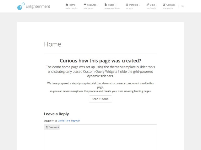 Default Page Template