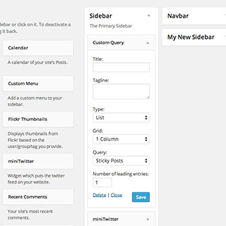Enlightenment Custom Query Widget Settings