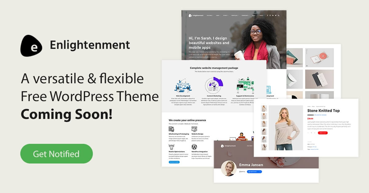 Enlightenment WordPress Theme by One Designs