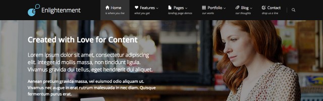 Enlightenment Navbar Inverse