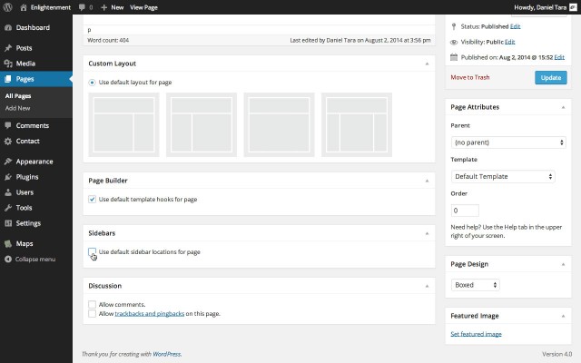 Enlightenment Override Sidebars