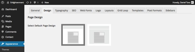 Enlightenment Page Design