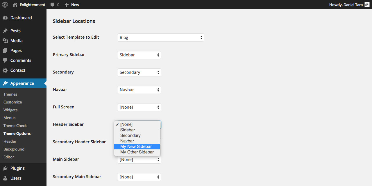 Enlightenment Sidebar Locations