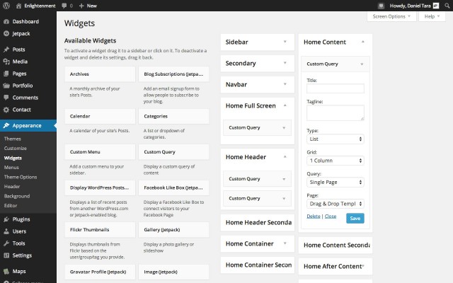 Full Width Image Widget