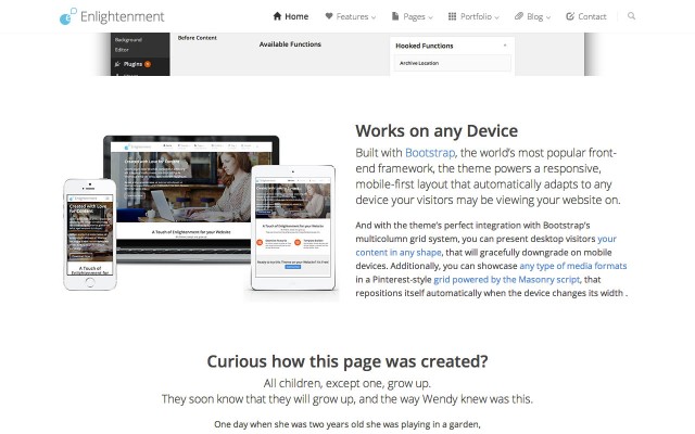Home Page Multicolumn Content