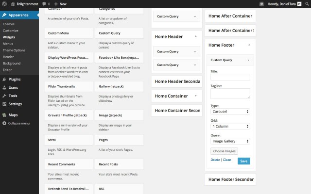 Image Carousel Widget