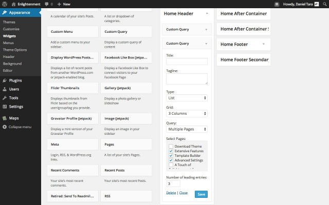 Media Components Widget