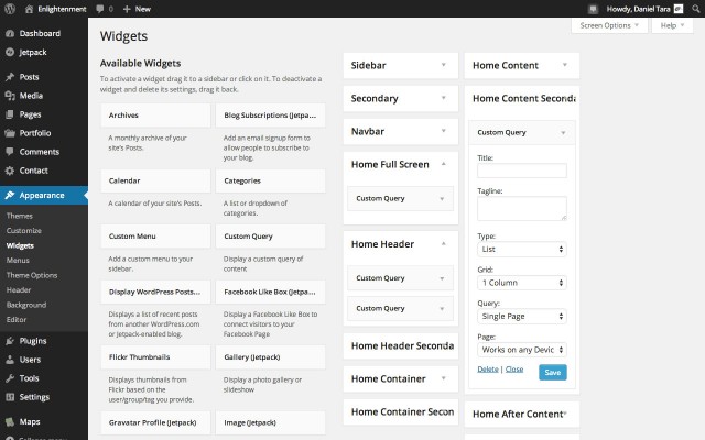 Multicolumn Content Widget