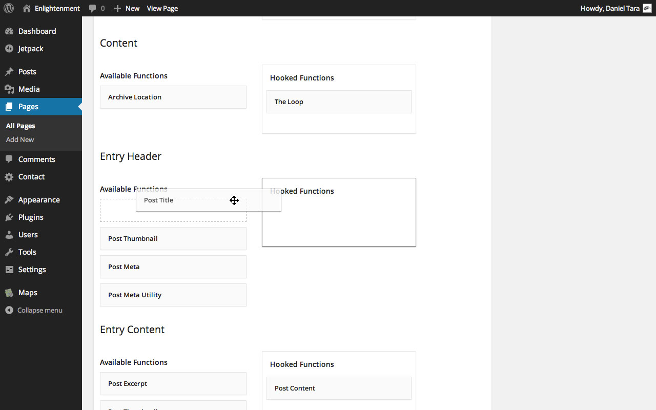 Remove Title with Page Builder